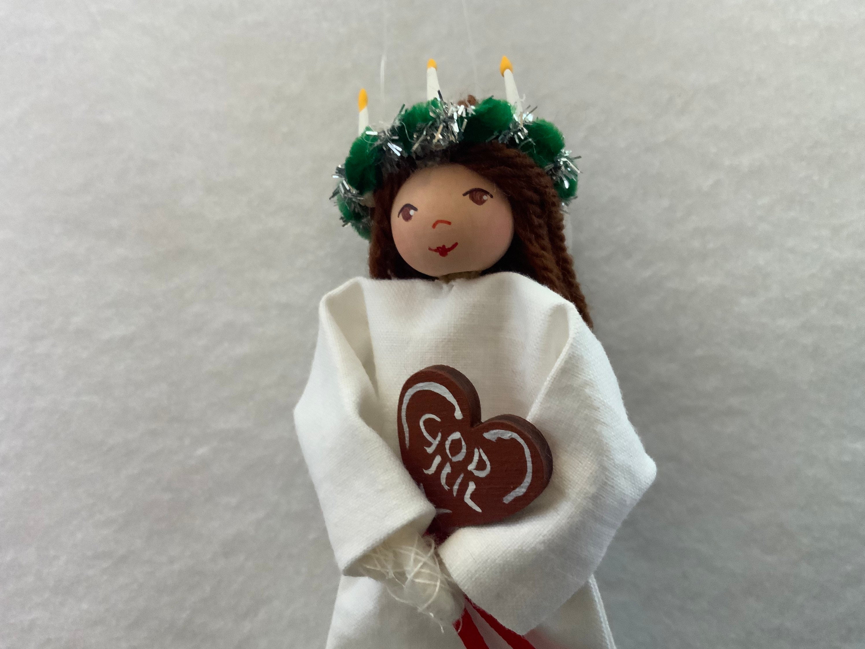 Lucia With Gingerbread Cookie - Etsy
