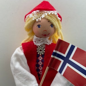 Norwegian Girl Ornament image 7