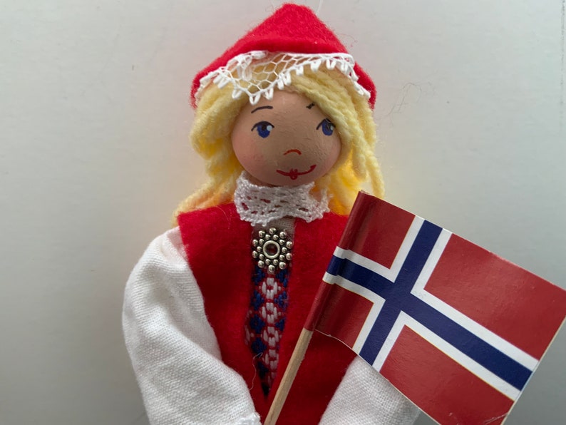 Norwegian Girl Ornament image 7