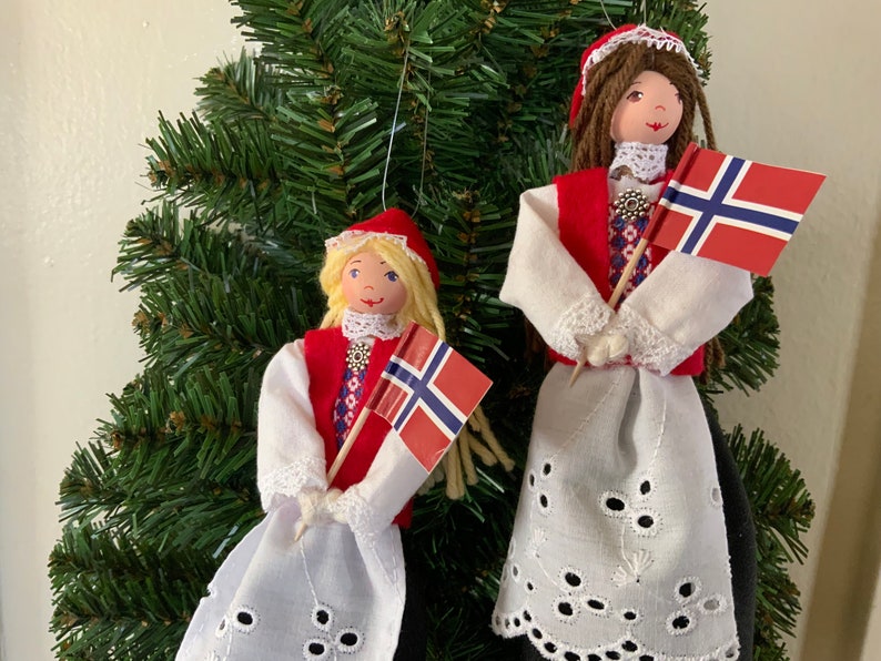 Norwegian Girl Ornament image 2