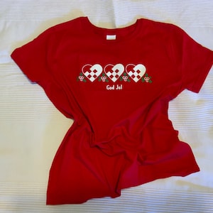 Christmas Hearts T-shirt