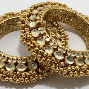 Kundan Bangles, Indian Bridal Bracelets, Traditional Kangan, Wedding Bangles, Wedding Accessories, Indian Kundan Jewelry,Traditional Bangles
