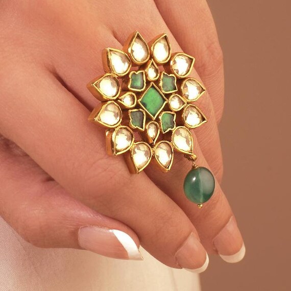 Rani Pink Kundan Ring – A Bit Of Me