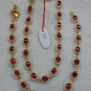 Kundan-enkelbanden, Indiase traditionele roze enkelbanden, Kundan-sieraden, Zuid-Indiase sieraden, Pakistaanse sieraden, vergulde enkelband, Polki Pajeb Payal