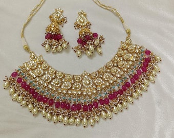 Sabyasachi Inspired Choker Necklace,Kundan Jewelry,Indian Wedding Necklace,Guluband,Indian Bridal Choker Necklace,Bollywood Statement Choker