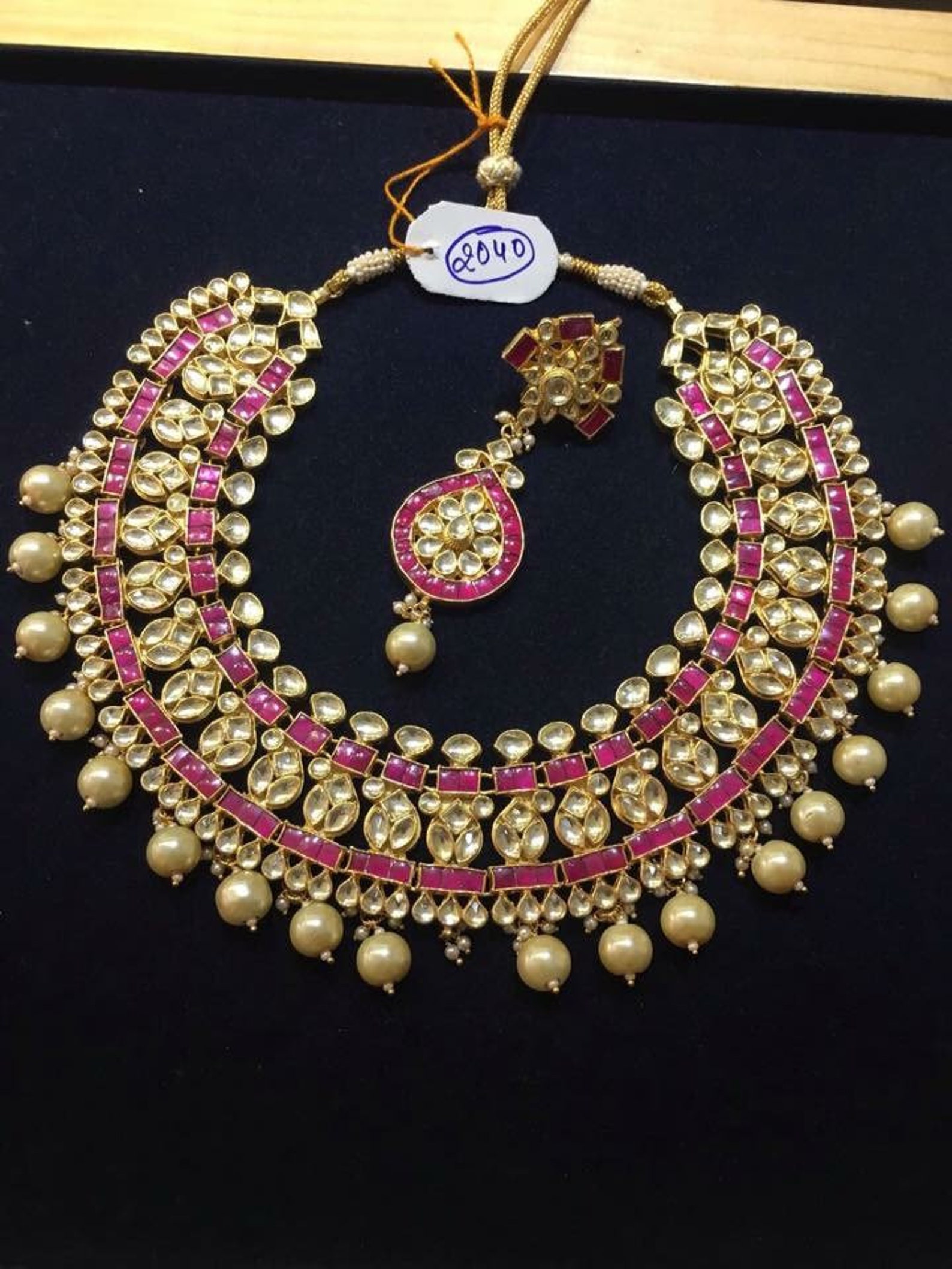 Kundan Choker Necklaces for Indian Brides Kundan Jewelry Etsy