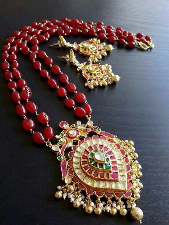 Indian Kundan Jewelry gold Plated Kundan Wedding Jewelry Sets
