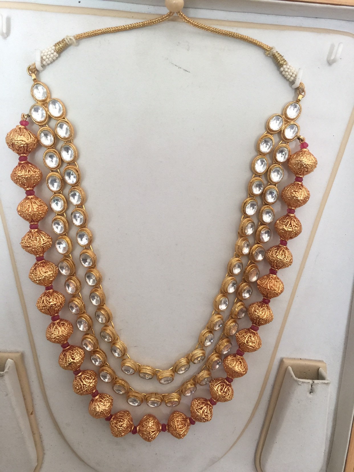 Kundan Jewelry South Indian Wedding 