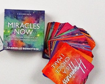 Miracles Now Affirmation Cards