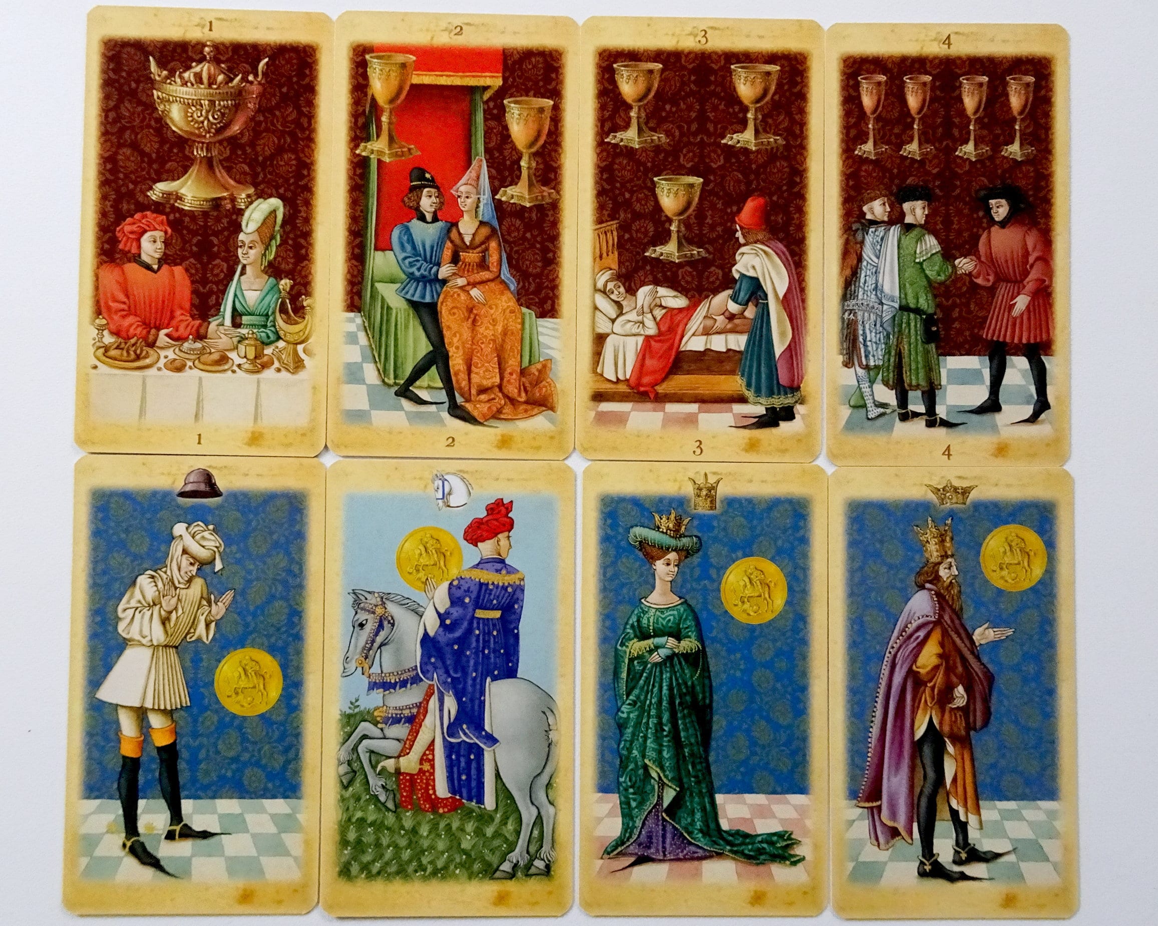 Medieval Tarot Card Deck 78 Cards & Instructions lo Etsy