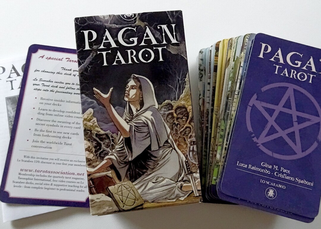 Pagan Tarot Card Deck - 78 Cards & Instruction Booklet (LO Scarabeo) - Etsy