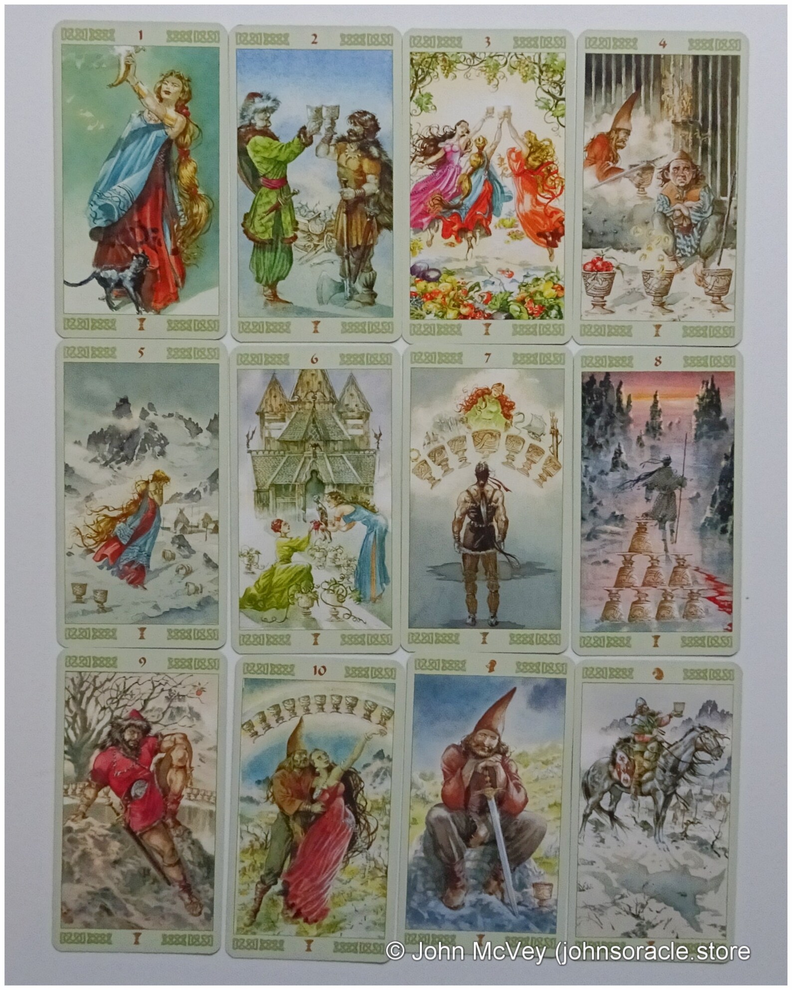 Vikings Tarot Cards Etsy Canada