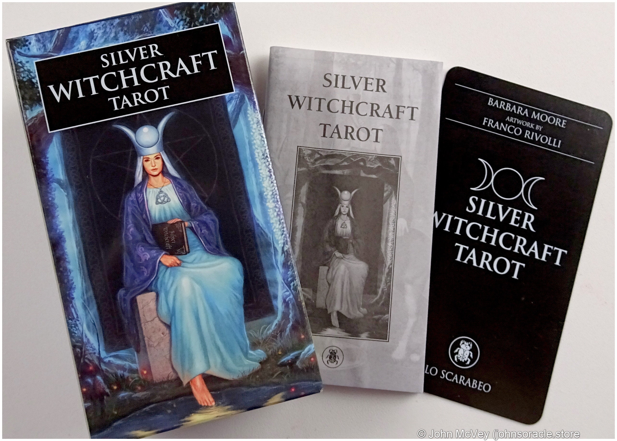 videnskabelig Dekan Prøv det Silver Witchcraft Tarot Cards Barbara Moore lo Scarabeo - Etsy
