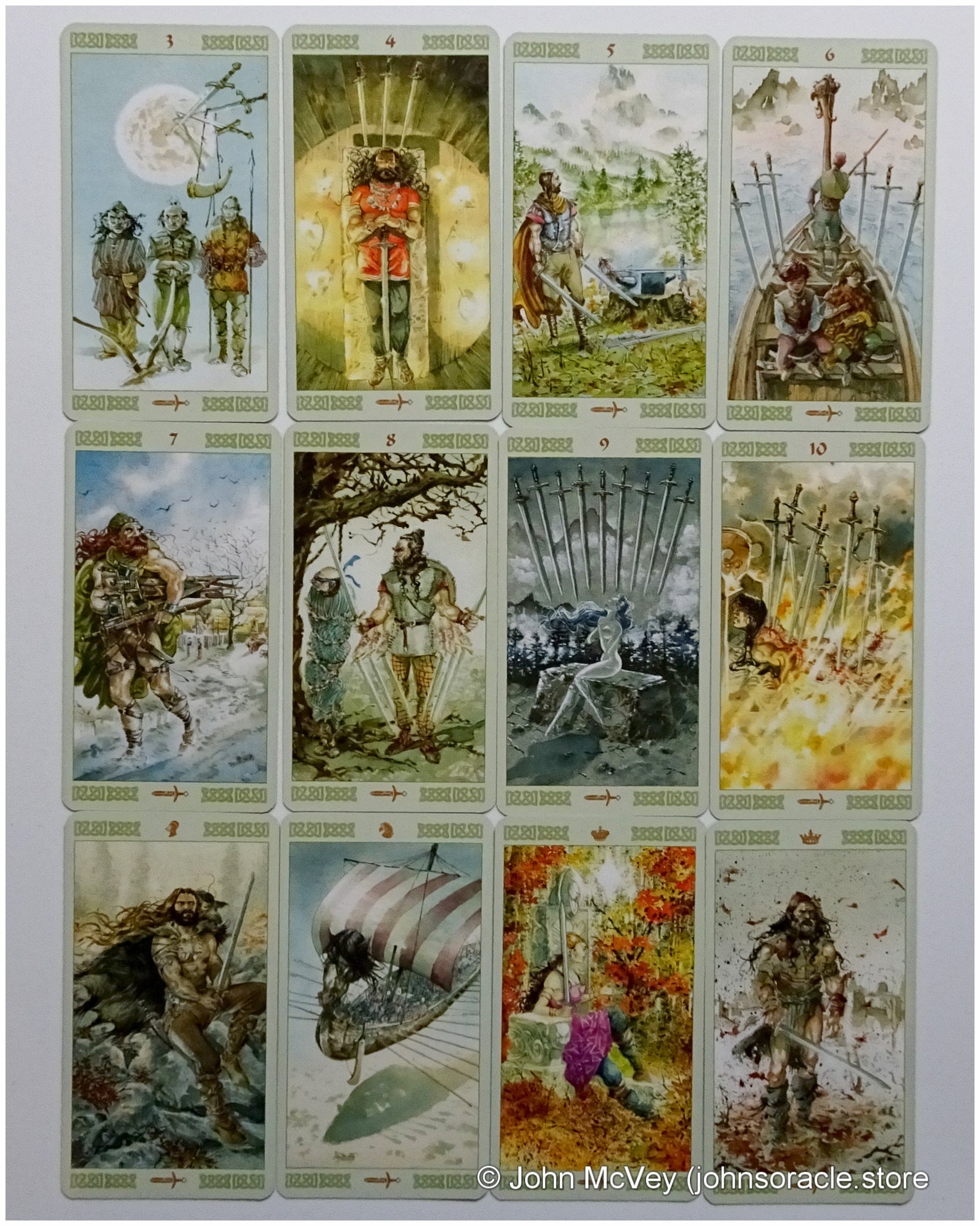 Vikings Tarot Cards Etsy Canada