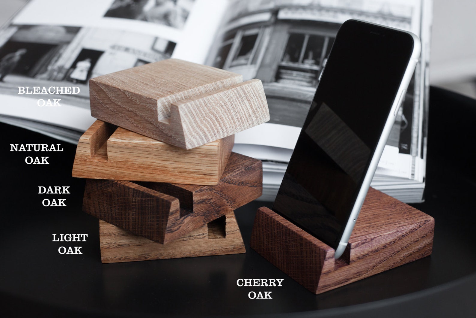 Cell Phone Stand Office Desk Accessory Personalized Iphone Etsy