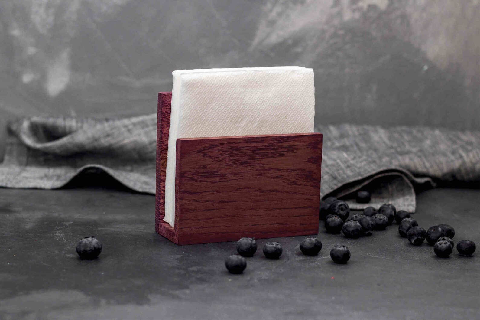 Rustic napkin holder Custom napkin holder wood Farmhouse Etsy