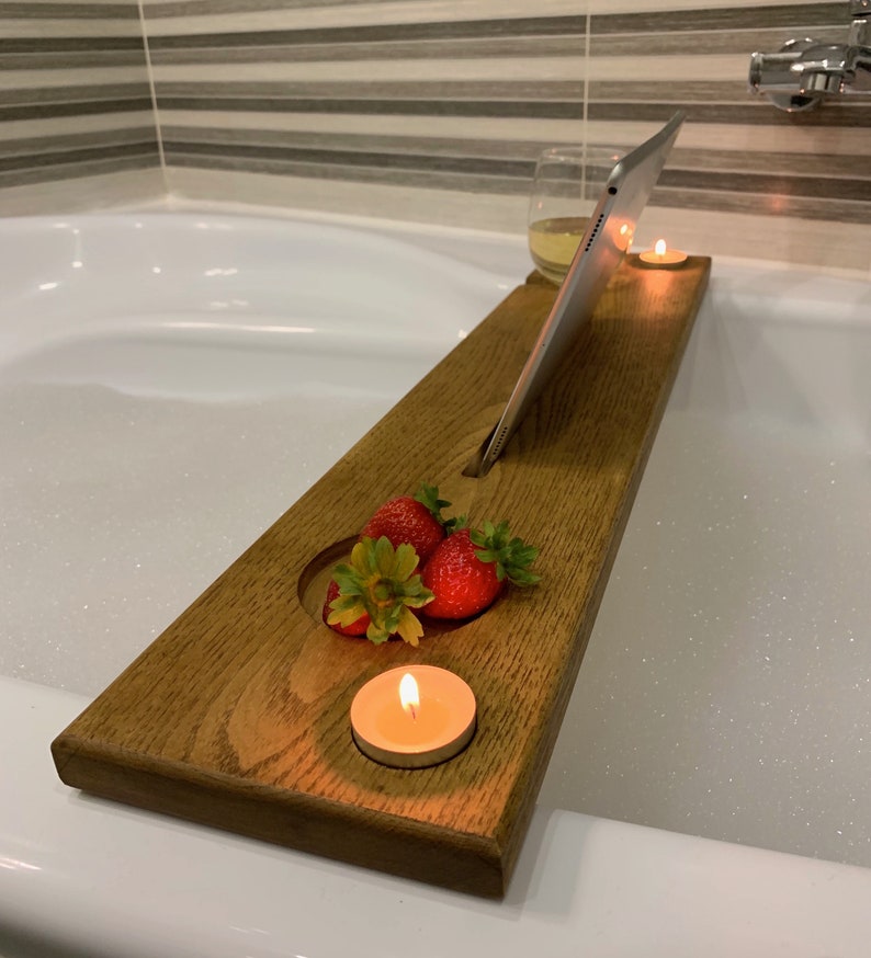 Plateau de baignoire chariot de bain plateau de bain Etsy