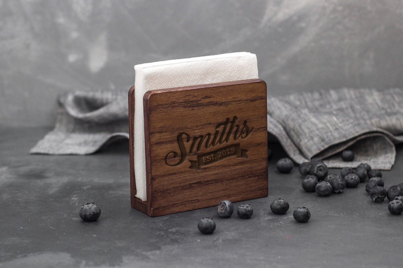 Personalized Napkin Holder Etsy