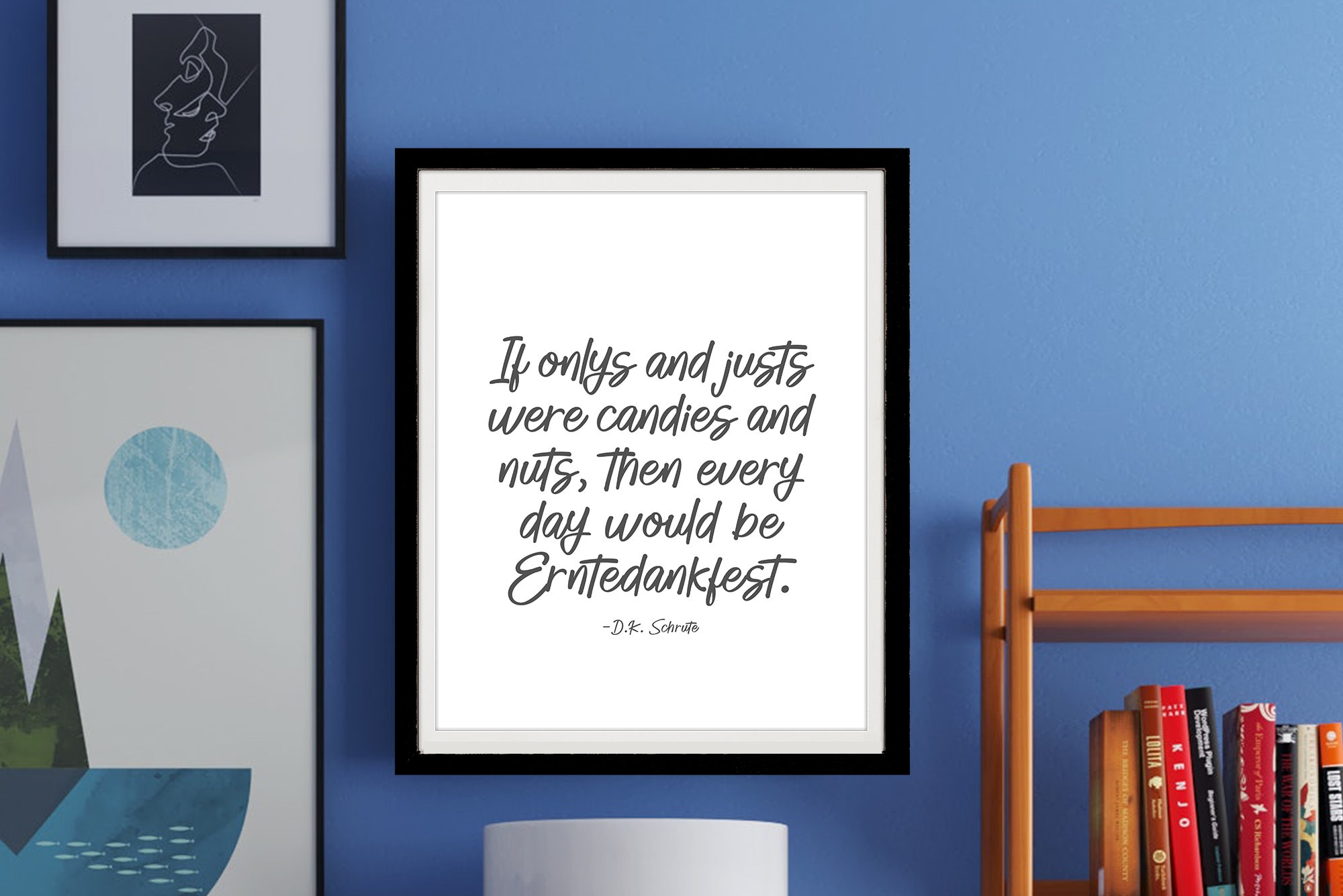 Dwight Schrute Quote If Onlys and Justs Were Candies and - Etsy