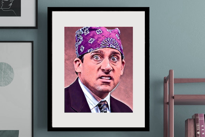 The Office Art, Michael as Prison Mike, Michael Scott, Wall Art, the