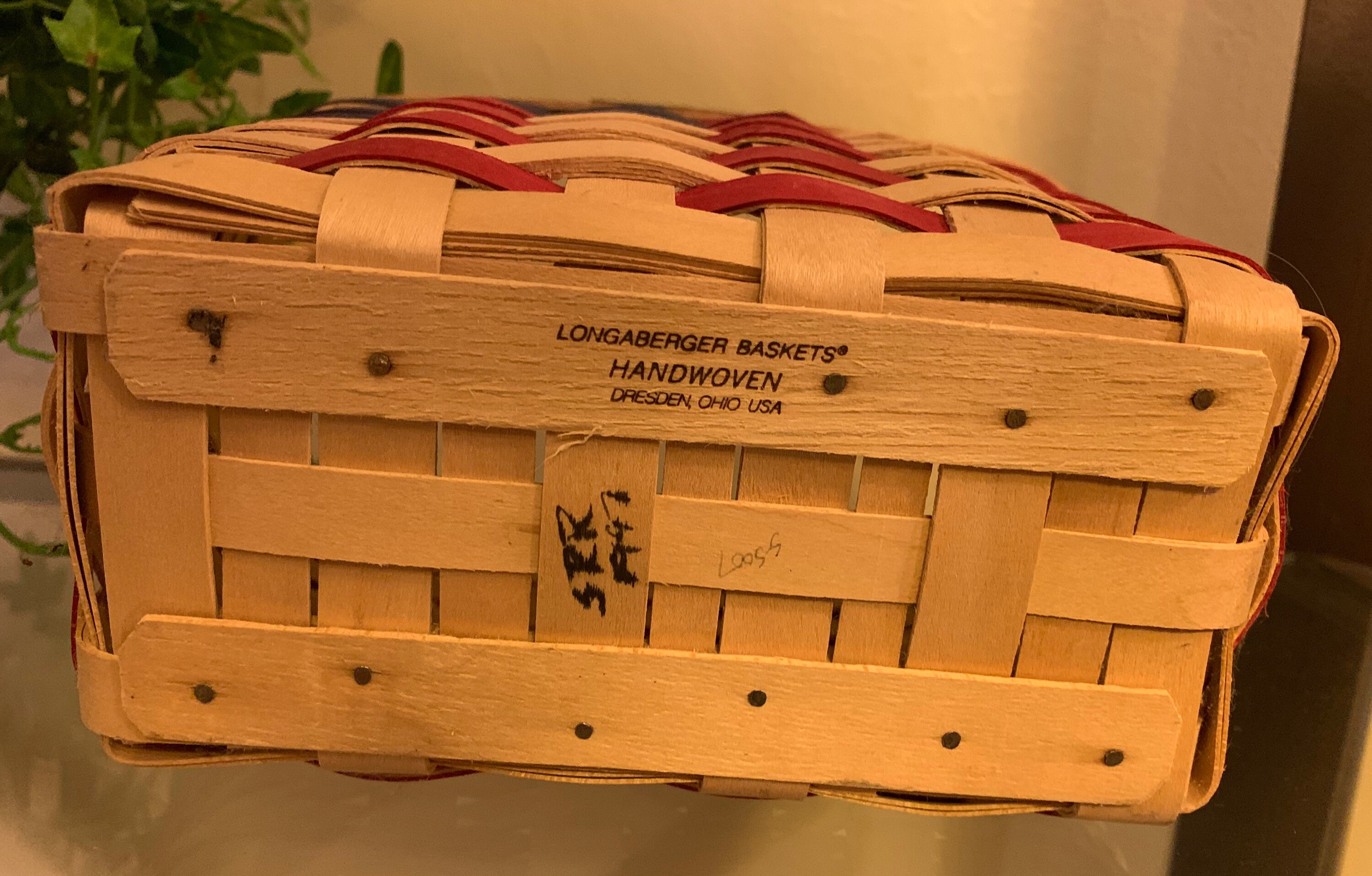 Longaberger Village 20th Century Basket 1st Edition 1997. Etsy