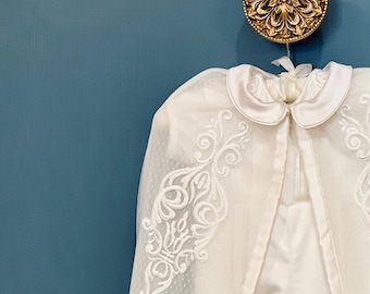 Baby's Lace Christening Cape