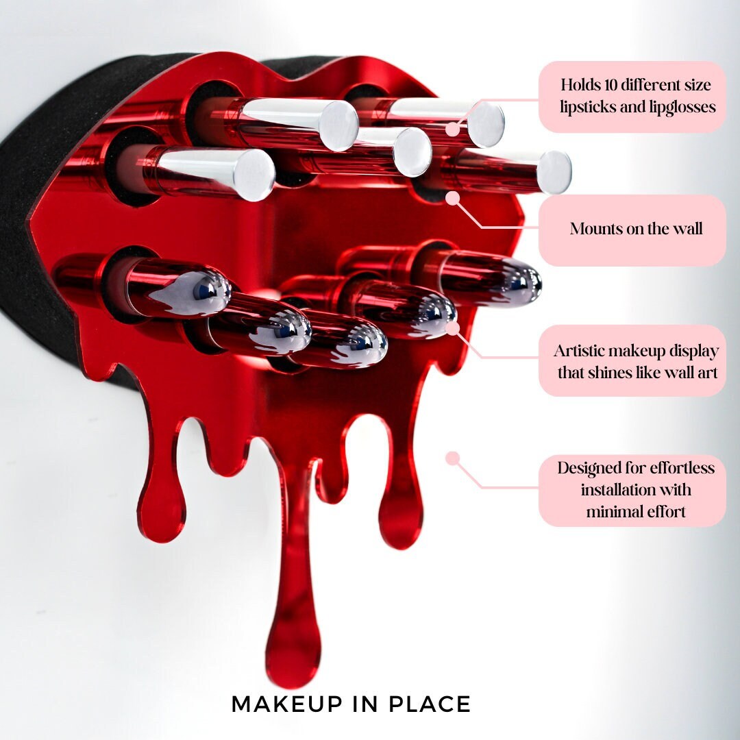 Lipstick Organizer, Lipstick Holder, Makeup Organizer, Makeup Holder