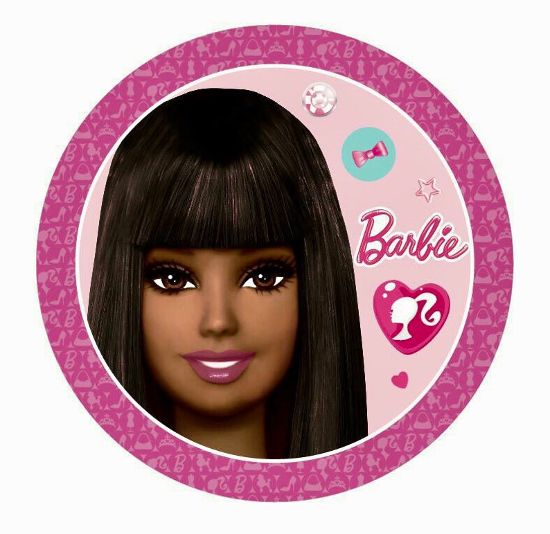 10pcs Black Barbie party supplies plates 10pcs Barbie cups Etsy