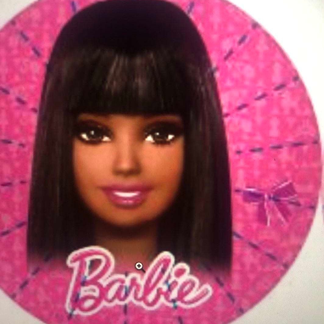 10pcs Black Barbie party supplies plates 10pcs Barbie cups | Etsy