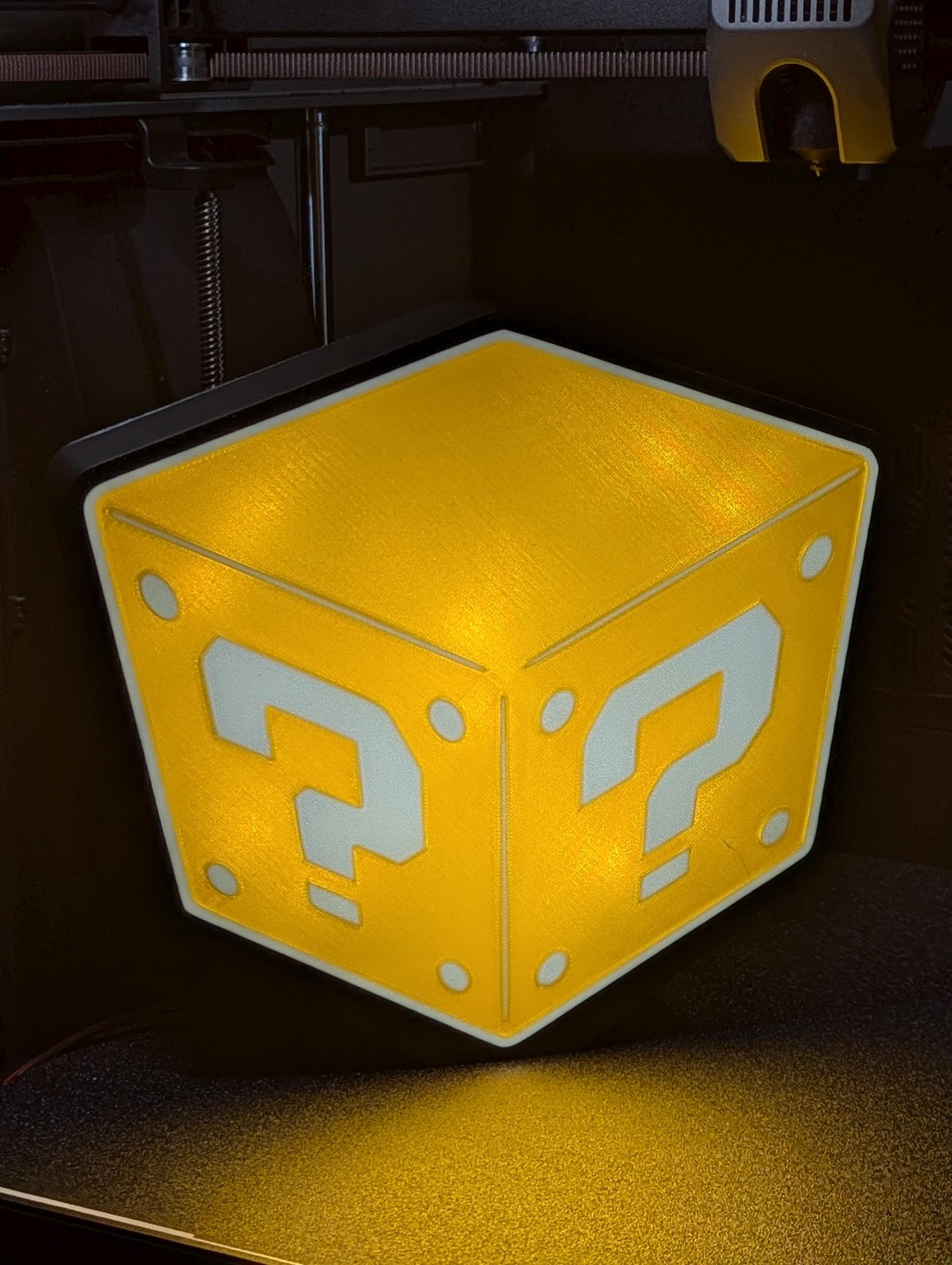 Mystery Block - LED Lightbox Sign - Hangable W/dimmer Option - Etsy