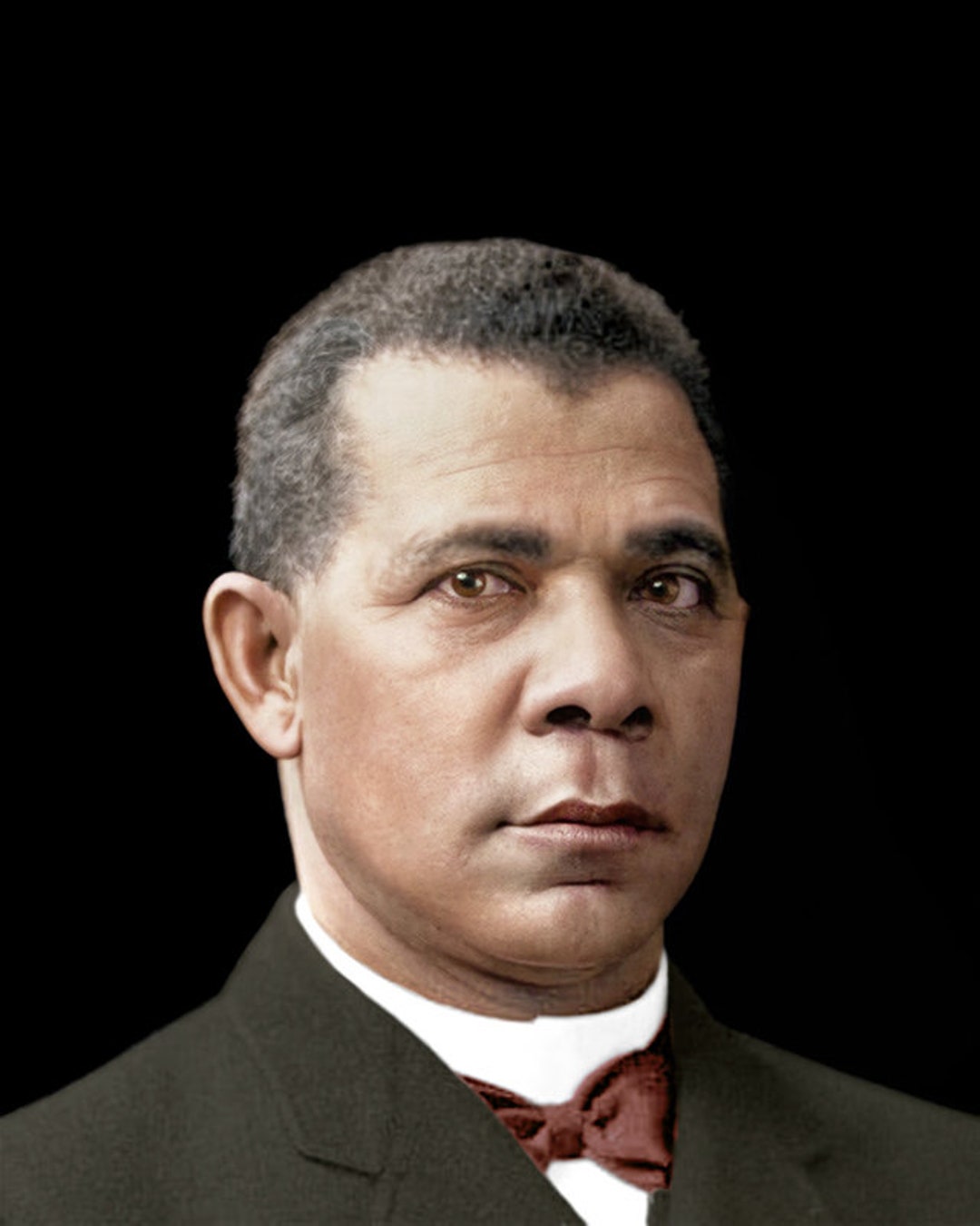 Booker T. Washington Colorized Photograph - Etsy