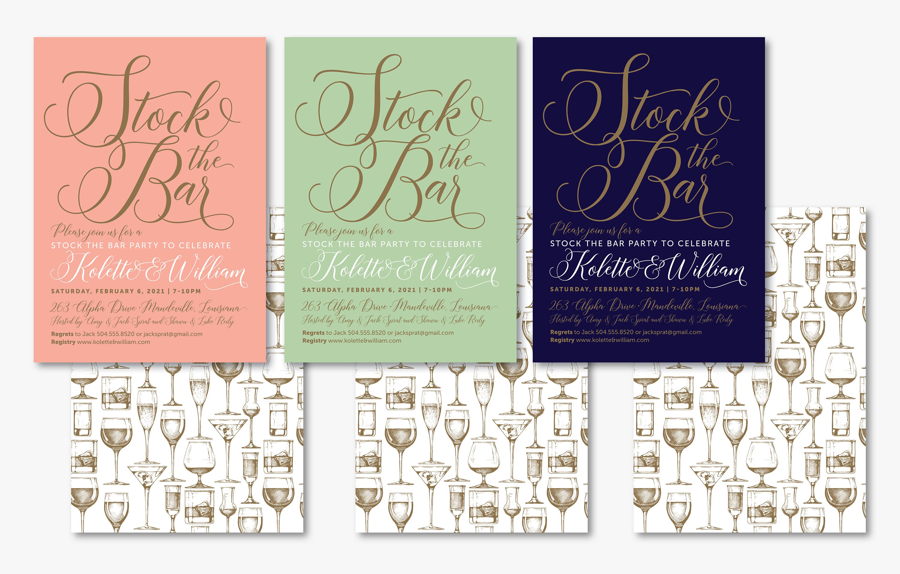 Stock the Bar Invitation, Cocktail Party, Holiday Party Invitations ...