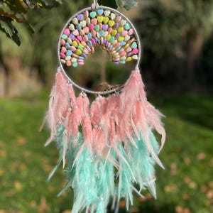 Dreamcatchers. Crystal Tree of Life Dreamcatcher, colourful dreamcatcher, girls bedroom, birthday gift - Unique Home Decor. By Wild Daisy