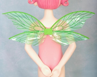 Grüne Libellenflügel, irisierende Feenflügel, perfekt für Cosplay & Kostüme. Von Wild Daisy