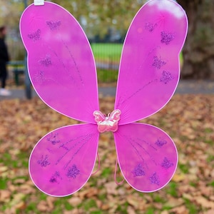 Fuchsia  Fairy wings for adults and children, butterfly wings, wings, cosplay, costume, fairy dress up, hen party, children&#39;s birthday party