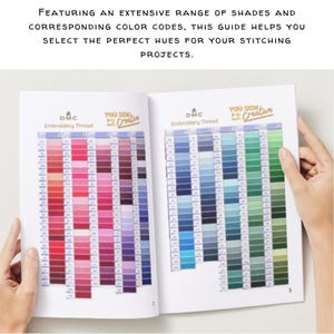 DMC Thread Color Chart: Shades & Codes (PDF) - Etsy