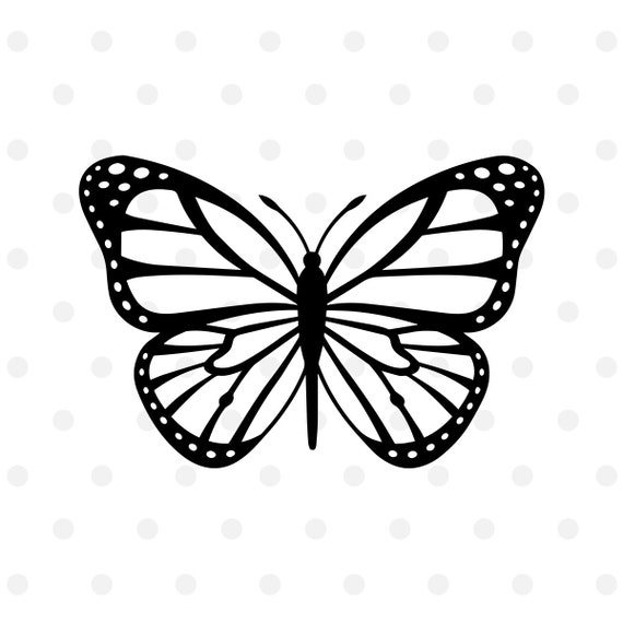 Download Butterfly SVG Cut File for Cricut or Silhouette Cameo PNG ...