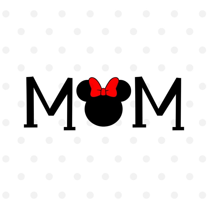 Disney Mom SVG Minnie Svg Disney Vacation Svg Cut File for | Etsy