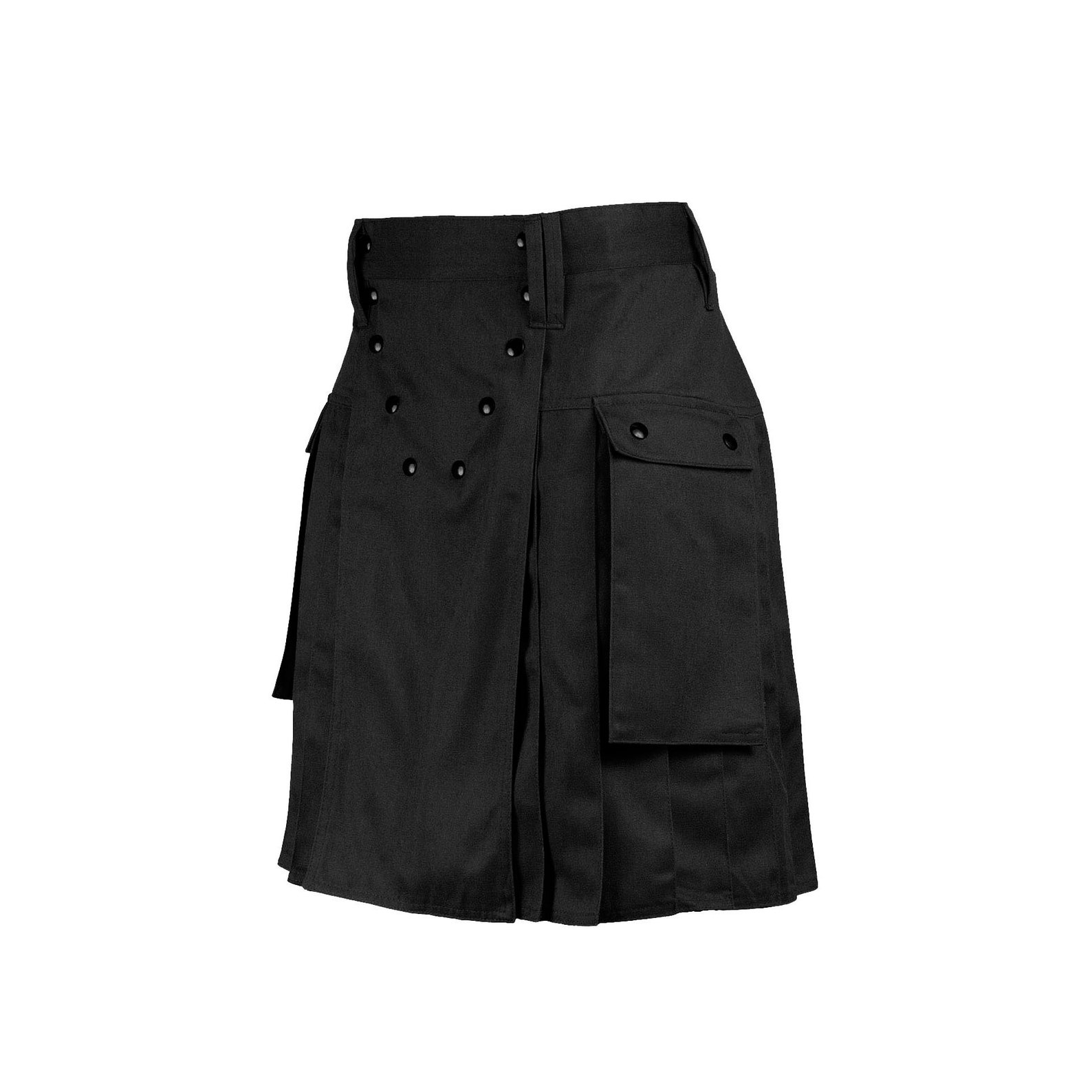 Utilikilts the Spartan Black Utility Kilt Modern Mens Active Wear Made in USA the ORIGINAL