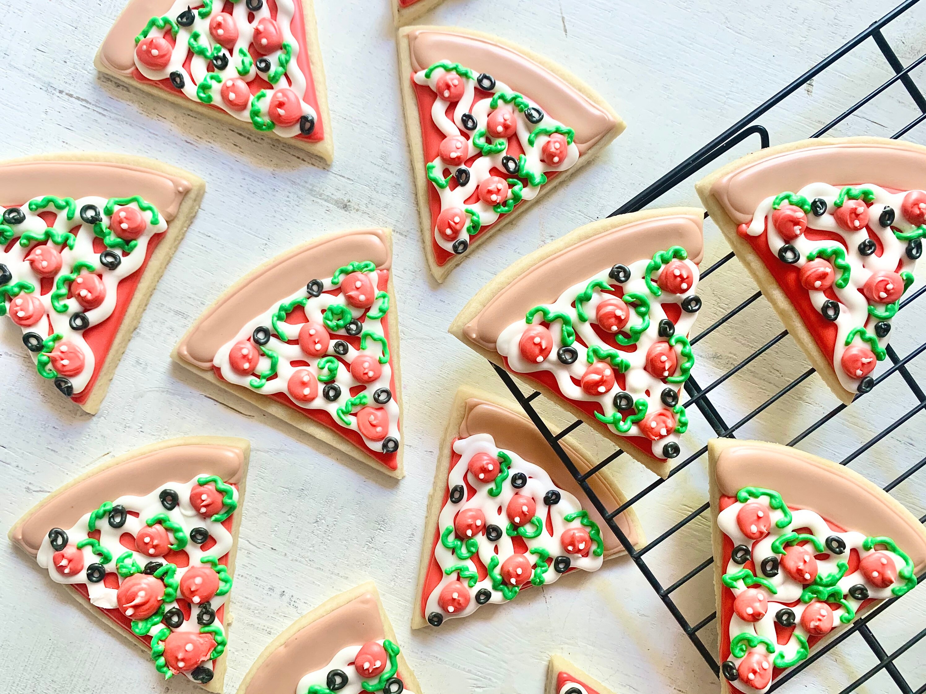 Pizza Slice Sugar Cookie One Dozen - Etsy