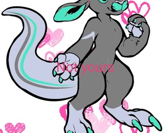 photo Kangaroo Fursona furry kangaroo etsy
