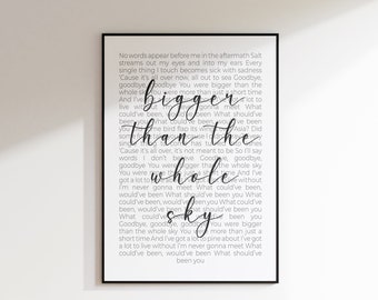 Más grande que todo el cielo (Canción impresa / Descarga digital / Letra impresa)