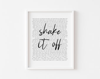 Music Lyrics Print - Etsy