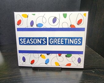 Season's Greetings Holiday Lights Card