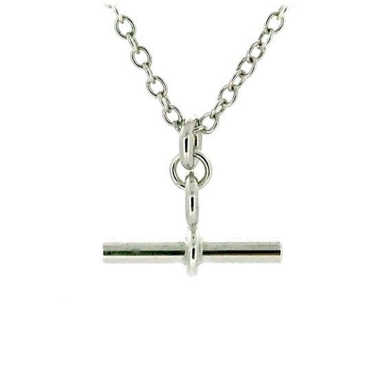 Joan Stainless Steel Chain T-bar Necklace