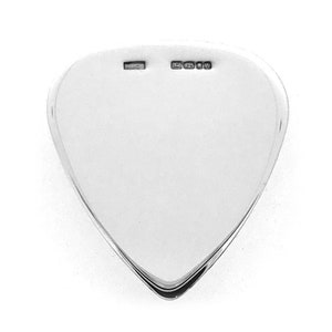 Sterling Silver Guitar Pick Plectrum Hallmarked