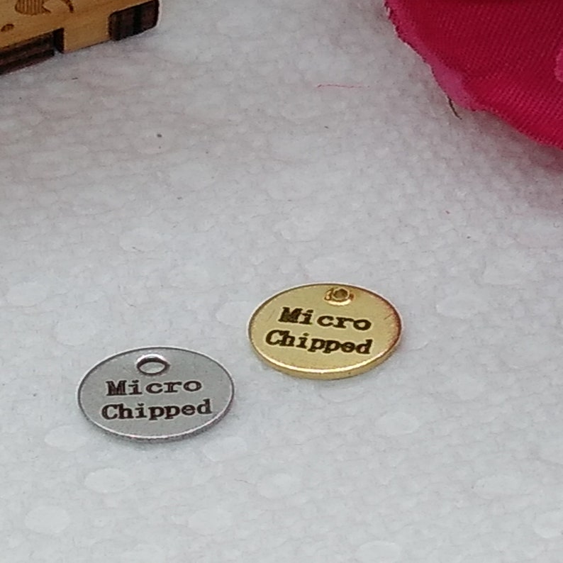 SSC Special Needs Custom Engraved stainless Steel Gold Silver Rose Gold Personalized pet ID tag Cats Dogs Special needs custom tag
