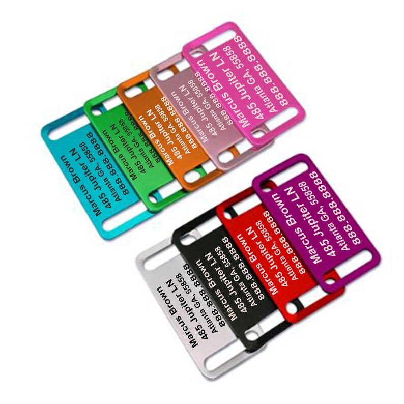 SSC Slide on Dog Tag For Dogs Medium and Large Dogs SL3