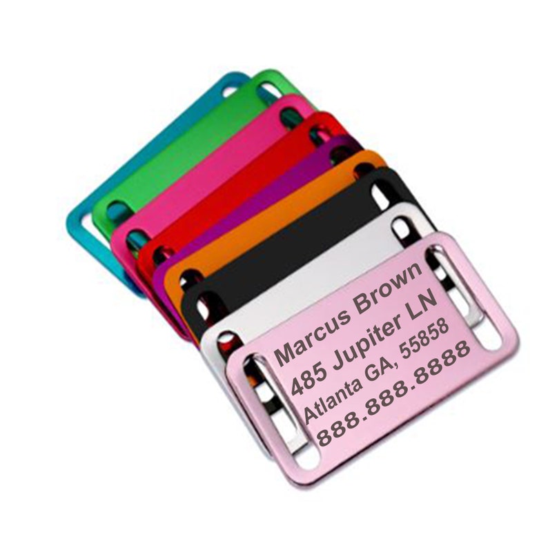 SSC Slide on Dog Tag For Dogs Medium and Large Dogs SL3