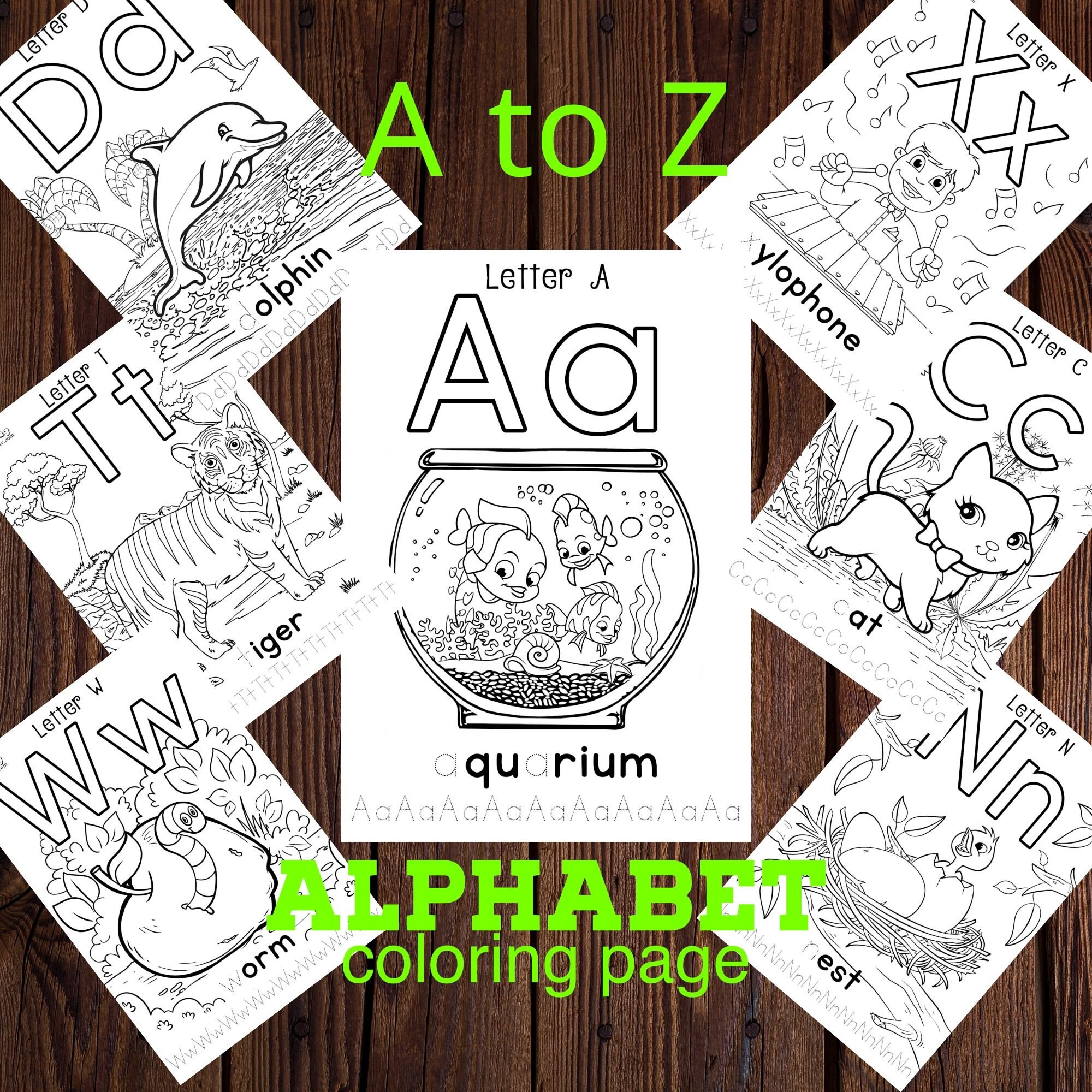 printable coloring pages alphabet coloring pages handwriting etsy australia